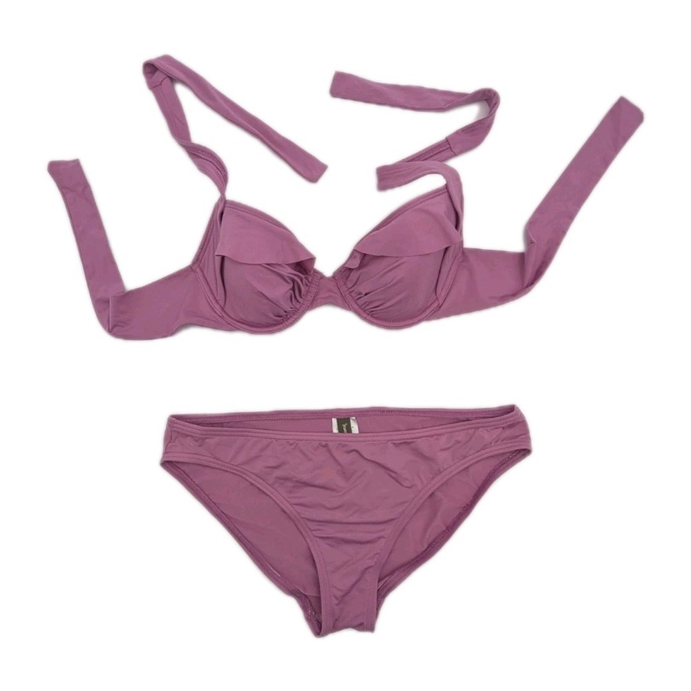 Tommy Bahama Purple Bikini Set 32Cโ Top XS Bottom Underwire Padded Swim